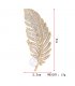 XSB033 - Golden Feather Brooch